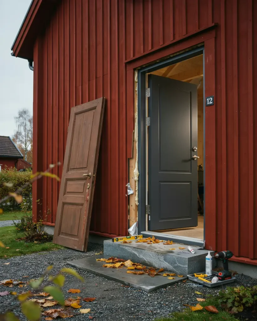 byta ytterd rr i villa r tt m tt isolering och montering f r b ttre s kerhet